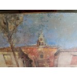 Красива  средна картина масло на фазер Испания - 3765